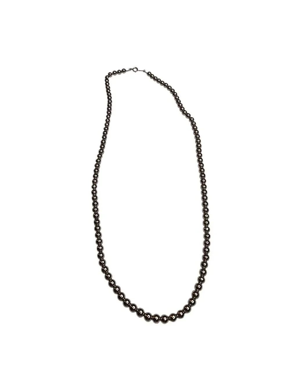 Silver Tone Beaded Necklace